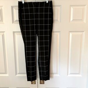 Pure Collection Black White Pane Pant
